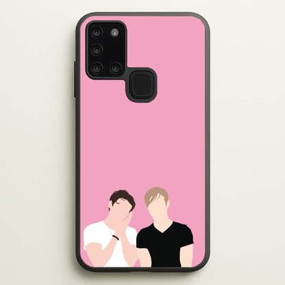 Selfie - S & C  - Sam And Colby Phone Case for Galaxy A21s