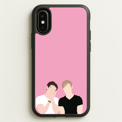Selfie - S & C  - Sam And Colby Phone Case for iPhone X / XS