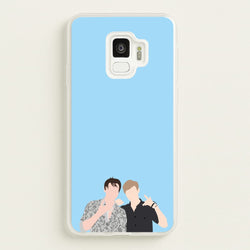 Pose - S & C  - Sam And Colby Phone Case for Galaxy S9