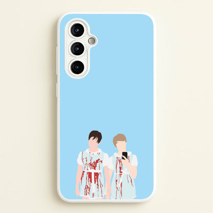 Halloween - S & C  - Sam And Colby Phone Case for Galaxy A54