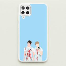 Halloween - S & C  - Sam And Colby Phone Case for Galaxy A12