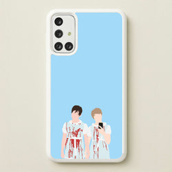 Halloween - S & C  - Sam And Colby Phone Case for Galaxy A71