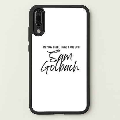 Date With Sam - S & C  - Sam And Colby Phone Case for Huawei P20