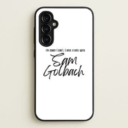 Date With Sam - S & C  - Sam And Colby Phone Case for Galaxy A54
