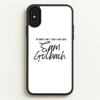 Date With Sam - S & C  - Sam And Colby Phone Case for iPhone XS Max