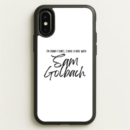 Date With Sam - S & C  - Sam And Colby Phone Case for iPhone X / XS