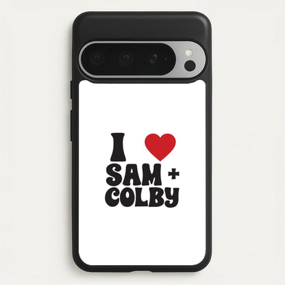 I Love S & C  - Sam And Colby Phone Case for Google Pixel 9 Pro XL