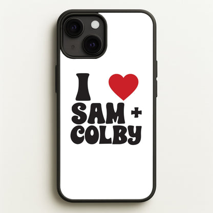 I Love S & C  - Sam And Colby Phone Case for iPhone 13 Mini