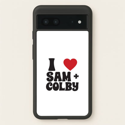 I Love S & C  - Sam And Colby Phone Case for Google Pixel 7