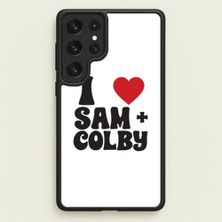 I Love S & C  - Sam And Colby Phone Case for Galaxy S23 Ultra