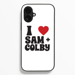 I Love S & C  - Sam And Colby Phone Case for iPhone 16 Plus