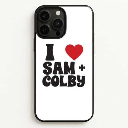 I Love S & C  - Sam And Colby Phone Case for iPhone 13 Pro Max