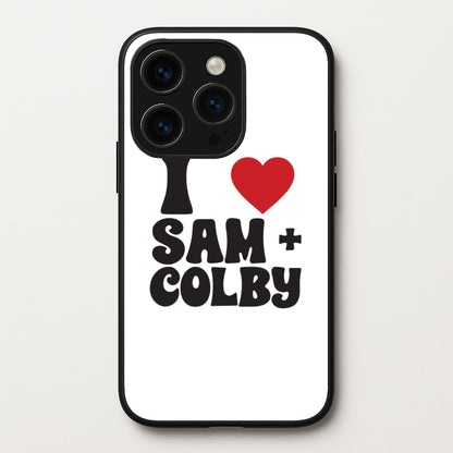 I Love S & C  - Sam And Colby Phone Case for iPhone 15 Pro Max