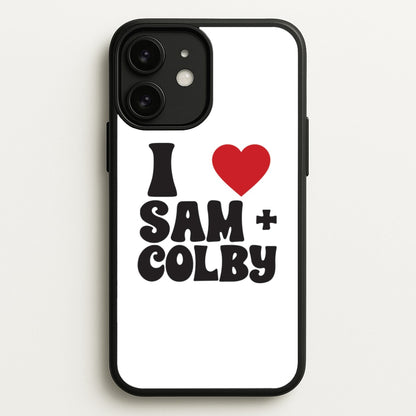 I Love S & C  - Sam And Colby Phone Case for iPhone 11