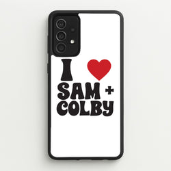 I Love S & C  - Sam And Colby Phone Case for Galaxy A52 / A52s