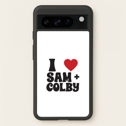 I Love S & C  - Sam And Colby Phone Case for Google Pixel 8 Pro