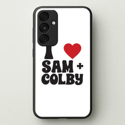 I Love S & C  - Sam And Colby Phone Case for Galaxy A55