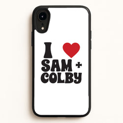 I Love S & C  - Sam And Colby Phone Case for iPhone XR
