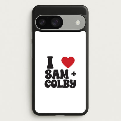 I Love S & C  - Sam And Colby Phone Case for Google Pixel 9 / 9 Pro