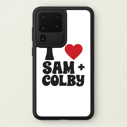 I Love S & C  - Sam And Colby Phone Case for Galaxy S20 Ultra