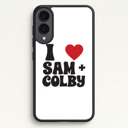 I Love S & C  - Sam And Colby Phone Case for Galaxy S25 Edge