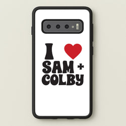 I Love S & C  - Sam And Colby Phone Case for Galaxy S10 Plus
