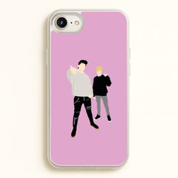 Standing - S & C  - Sam And Colby Phone Case for iPhone 6 Plus / 7 Plus / 8 Plus