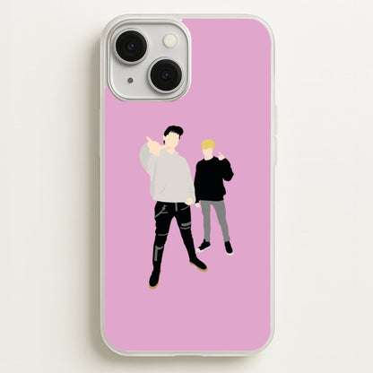 Standing - S & C  - Sam And Colby Phone Case for iPhone 13