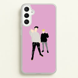 Standing - S & C  - Sam And Colby Phone Case for Galaxy A36
