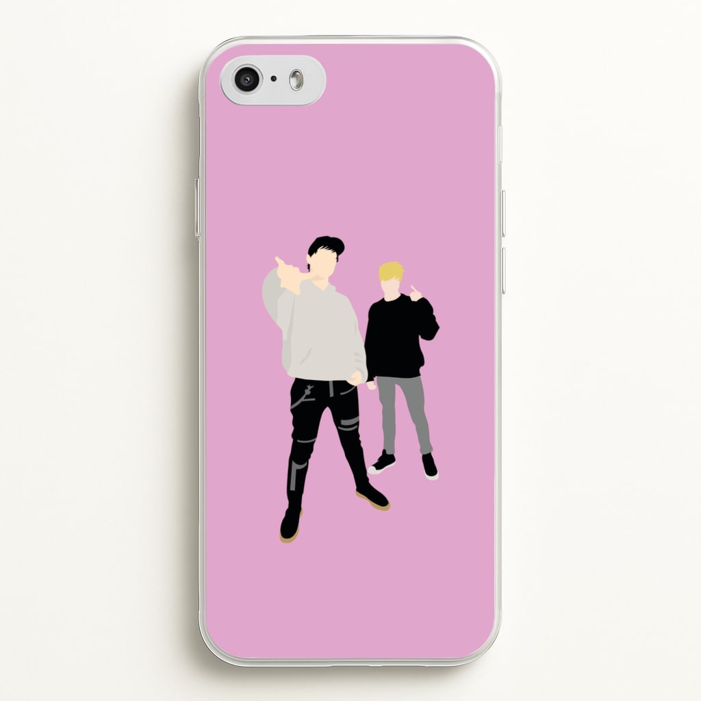 Standing - S & C  - Sam And Colby Phone Case for iPhone 5 / 5s / SE 2016