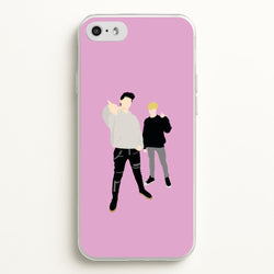 Standing - S & C  - Sam And Colby Phone Case for iPhone 5 / 5s / SE 2016
