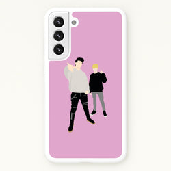 Standing - S & C  - Sam And Colby Phone Case for Galaxy S22 Plus
