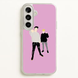 Standing - S & C  - Sam And Colby Phone Case for Galaxy A56