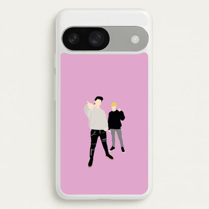 Standing - S & C  - Sam And Colby Phone Case for Google Pixel 9 / 9 Pro