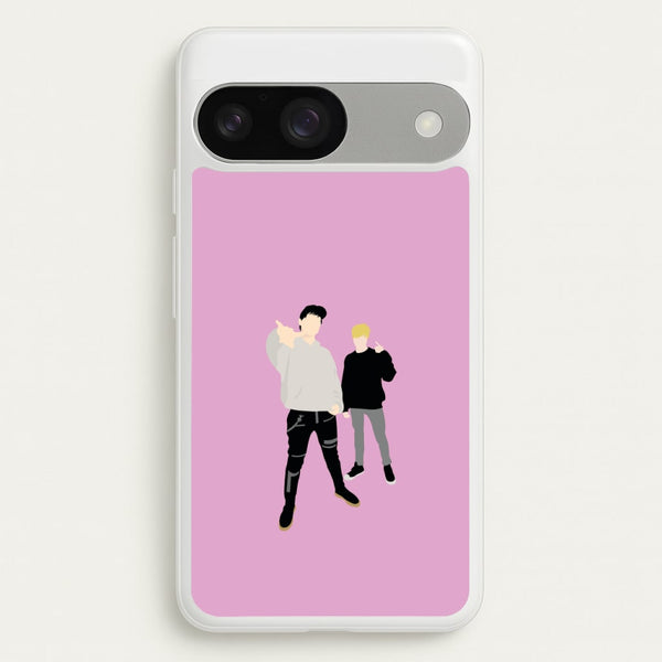 Standing - S & C  - Sam And Colby Phone Case for Google Pixel 9 / 9 Pro