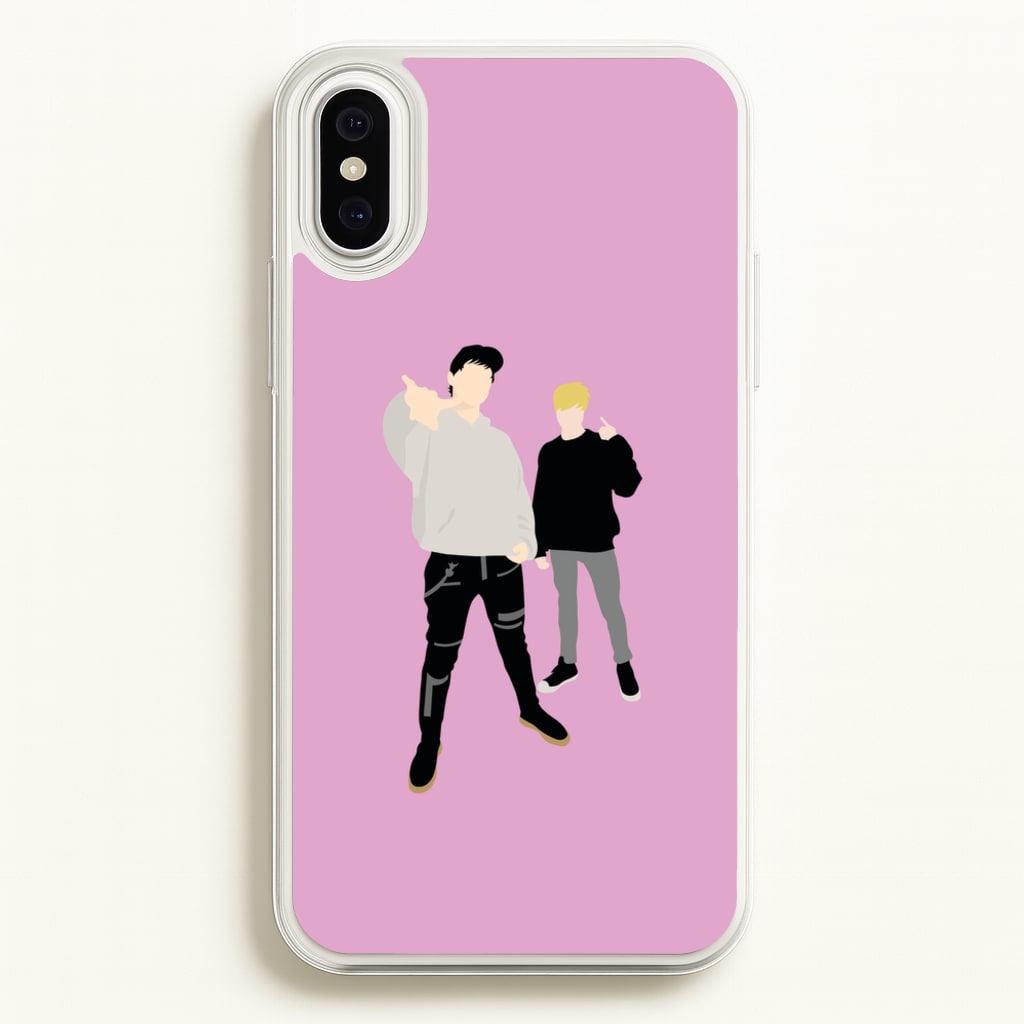 Standing - S & C  - Sam And Colby Phone Case for iPhone XS Max