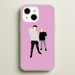 Standing - S & C  - Sam And Colby Phone Case for iPhone 15 Plus