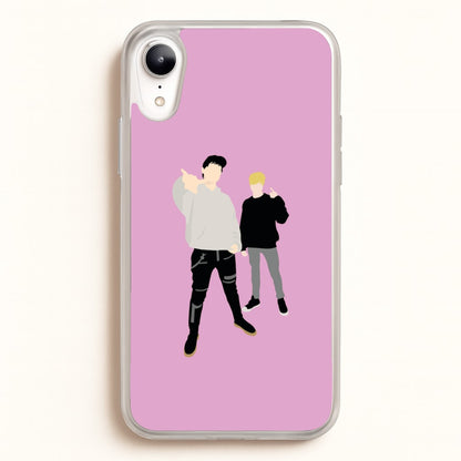 Standing - S & C  - Sam And Colby Phone Case for iPhone XR
