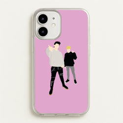 Standing - S & C  - Sam And Colby Phone Case for iPhone 12 / 12 Pro