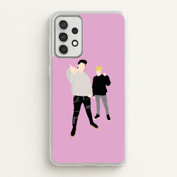 Standing - S & C  - Sam And Colby Phone Case for Galaxy A52 / A52s
