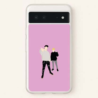 Standing - S & C  - Sam And Colby Phone Case for Google Pixel 6