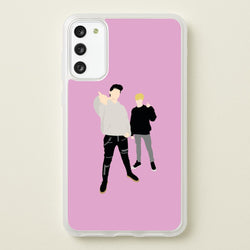 Standing - S & C  - Sam And Colby Phone Case for Galaxy S20