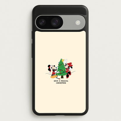 Festive Fairytale Mice - Christmas  - Christmas Phone Case for Google Pixel 9 / 9 Pro