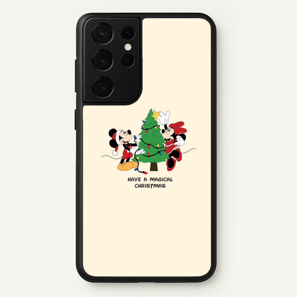Festive Fairytale Mice - Christmas  - Christmas Phone Case for Galaxy S21 Ultra