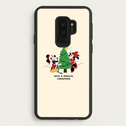 Festive Fairytale Mice - Christmas  - Christmas Phone Case for Galaxy S9 Plus