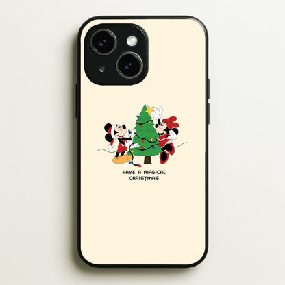 Festive Fairytale Mice - Christmas  - Christmas Phone Case for iPhone 14