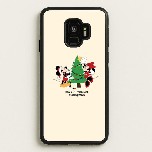 Festive Fairytale Mice - Christmas  - Christmas Phone Case for Galaxy S9