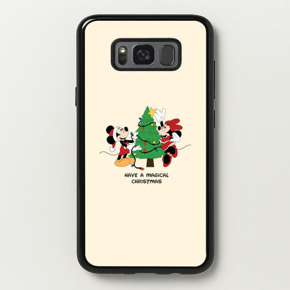 Festive Fairytale Mice - Christmas  - Christmas Phone Case for Galaxy S8
