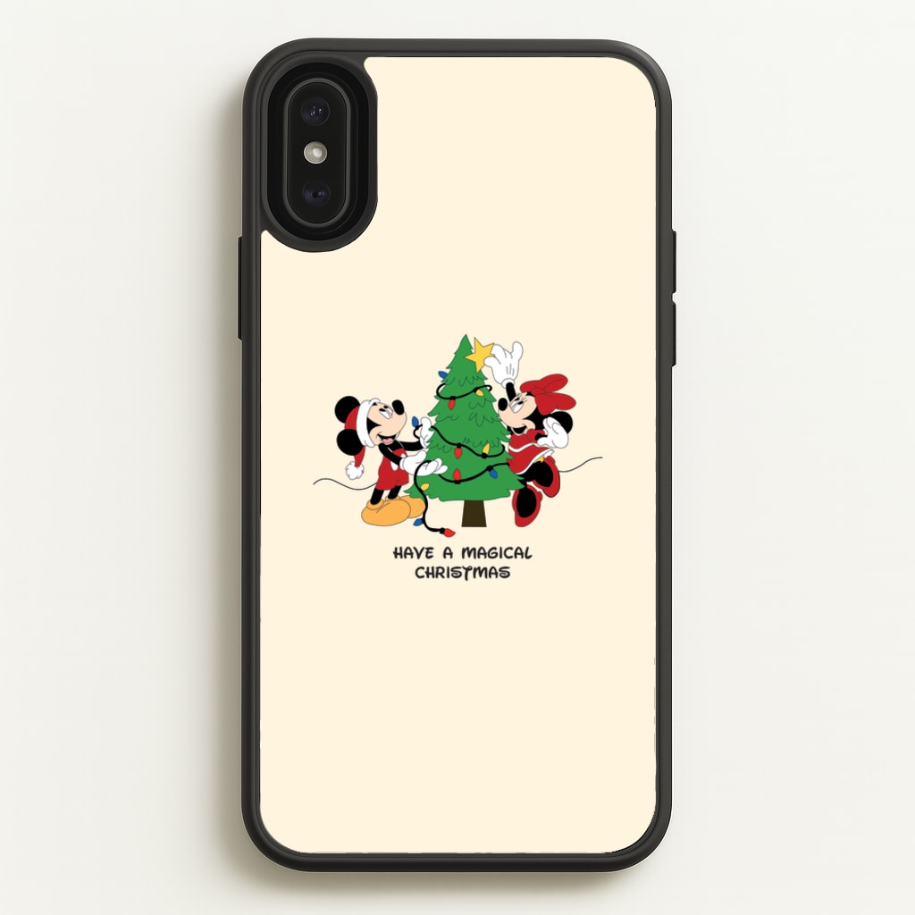Festive Fairytale Mice - Christmas  - Christmas Phone Case for iPhone XS Max