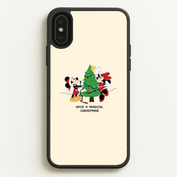 Festive Fairytale Mice - Christmas  - Christmas Phone Case for iPhone XS Max